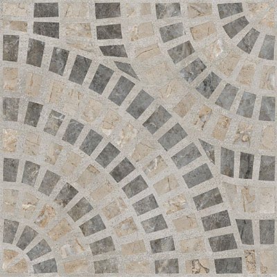 Marble-Beton Круговой Темный Лаппато Ректификат 60х60