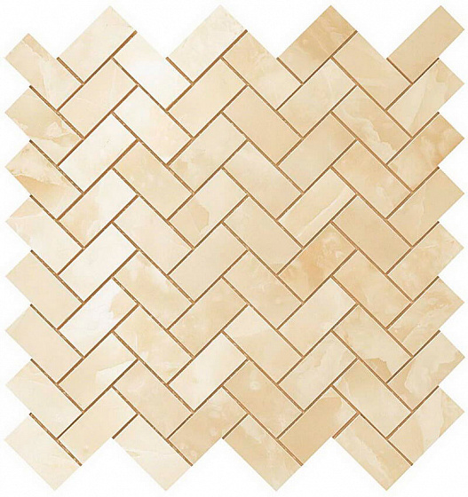  Supernova Onyx Honey Amber Herringbone Mosaic / Основное большое изображение