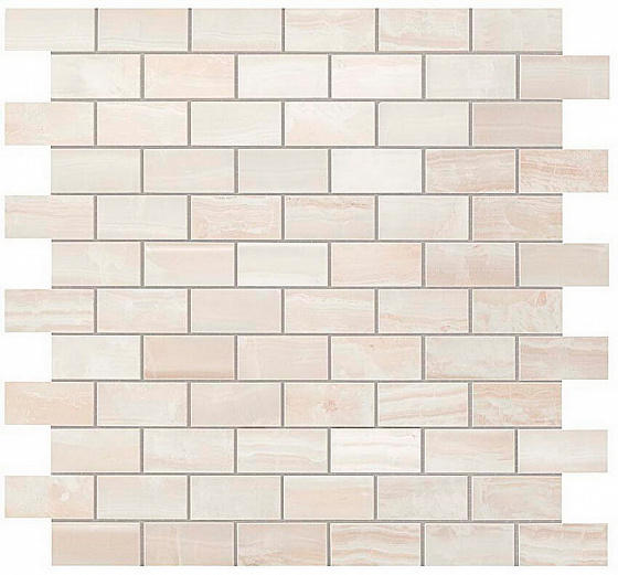 Supernova Onyx Pure White Brick Mosaic 30,5х30,5 / Основное большое изображение