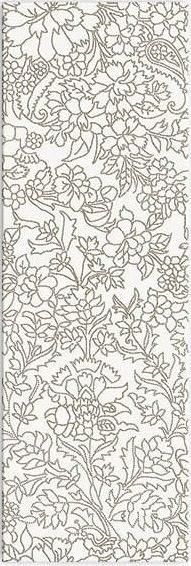 Meissen Keramik Pret a Porter White Iserto Flower 25х75 / Основное большое изображение