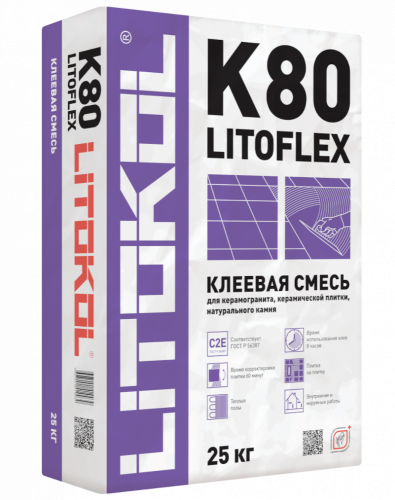 Клей плиточный LITOFLEX K80