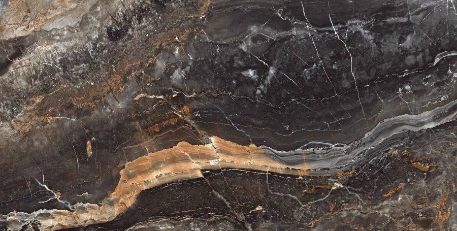 Neodom Керамогранит Ambassador Lawa Nero Carving 60x120 / Основное большое изображение