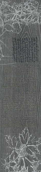 Kerama Marazzi Декор Абете Серый Тёмный Обрезной DD701100R\D 0х80 / Основное большое изображение