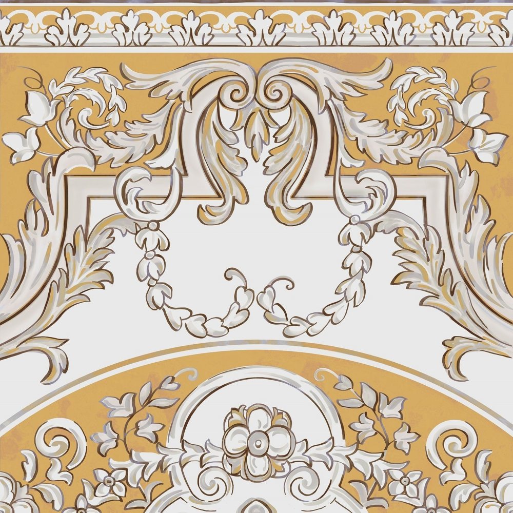 Kerama Marazzi Декор Алмаш Продолжение Угла Жёлтый 30х30 / Основное большое изображение