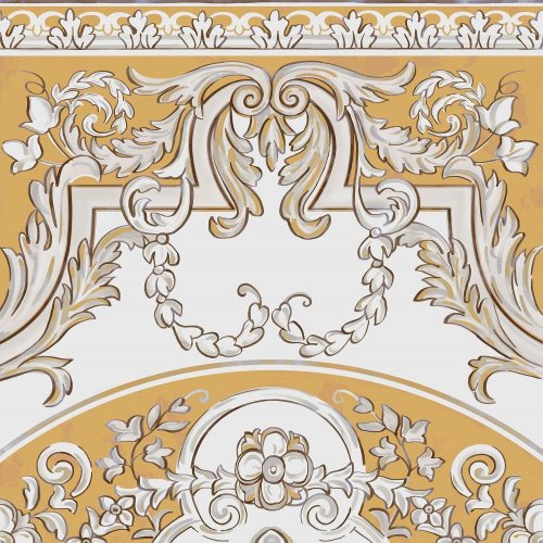 Kerama Marazzi Декор Алмаш Продолжение Угла Жёлтый 30х30 / Основное малое изображение