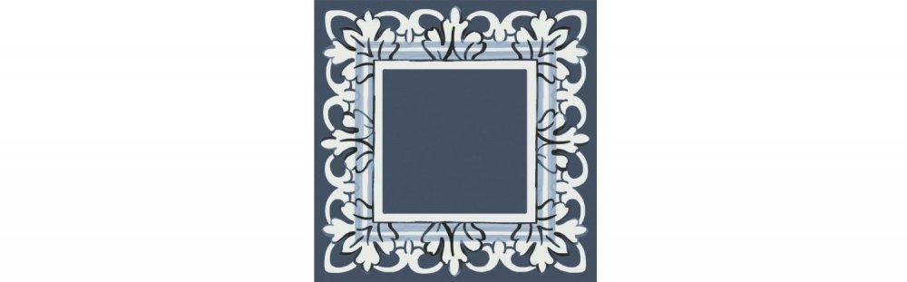 Kerama Marazzi Декор Алмаш  Синий Глянцевый 9,8х9,8 / Основное большое изображение