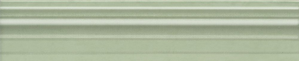 Kerama Marazzi Бордюр Багет Левада Зеленый Светлый Глянцевый 25х5,5 / Основное большое изображение