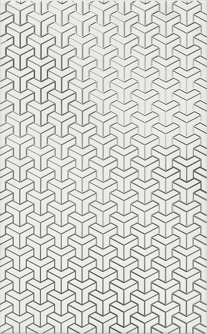 Kerama Marazzi Декор Ломбардиа Белый 25х40 / Основное большое изображение