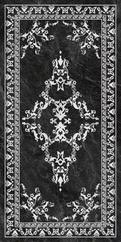 Риальто Серый Тёмный Декорированный Лап. 119,5X238,5