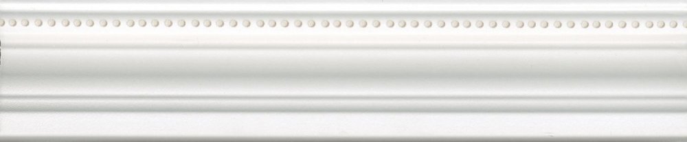 Kerama Marazzi Бордюр Багет Фару Белый Матовая Обрезной 25х5,5 / Основное большое изображение