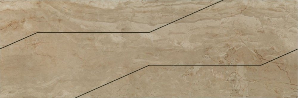 Kerama Marazzi Декор Эвора Бежевый Глянцевый Обрезной 30х89,5 / Основное большое изображение