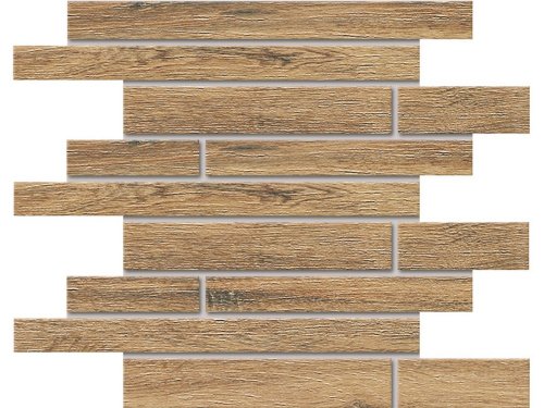 Мозаика Brigantina BG01 Mu Ректификат  o 30x35  Неполированная