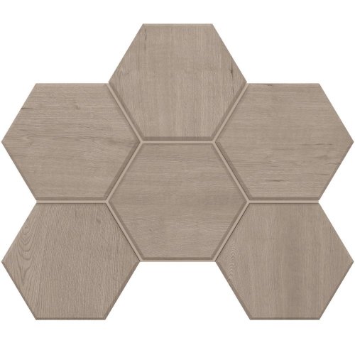 Мозаика Classic Wood CW01 Hexagon 25x28,5  Неполированная