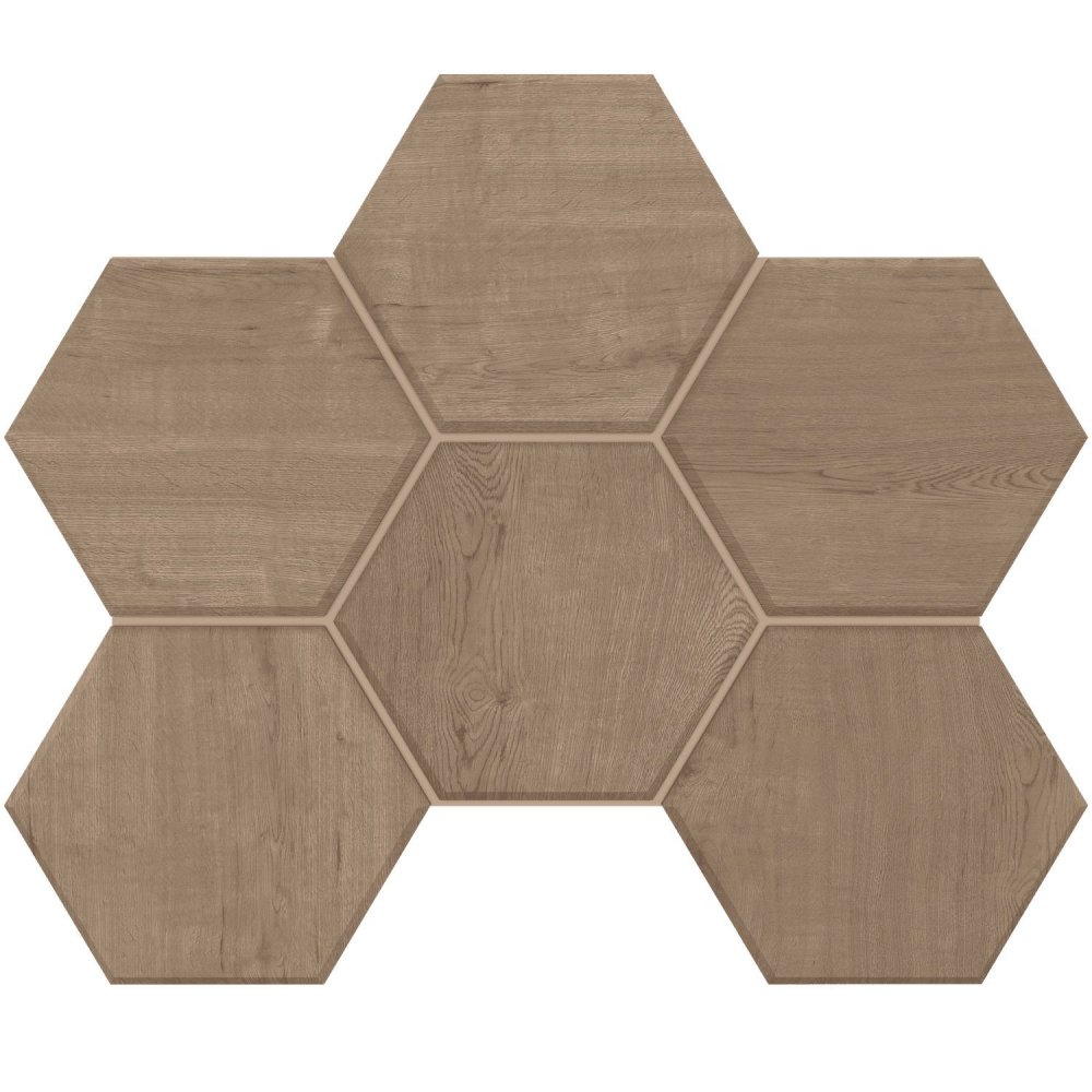 Estima Мозаика Classic Wood CW03 Hexagon 25x28,5  Неполированная / Основное большое изображение