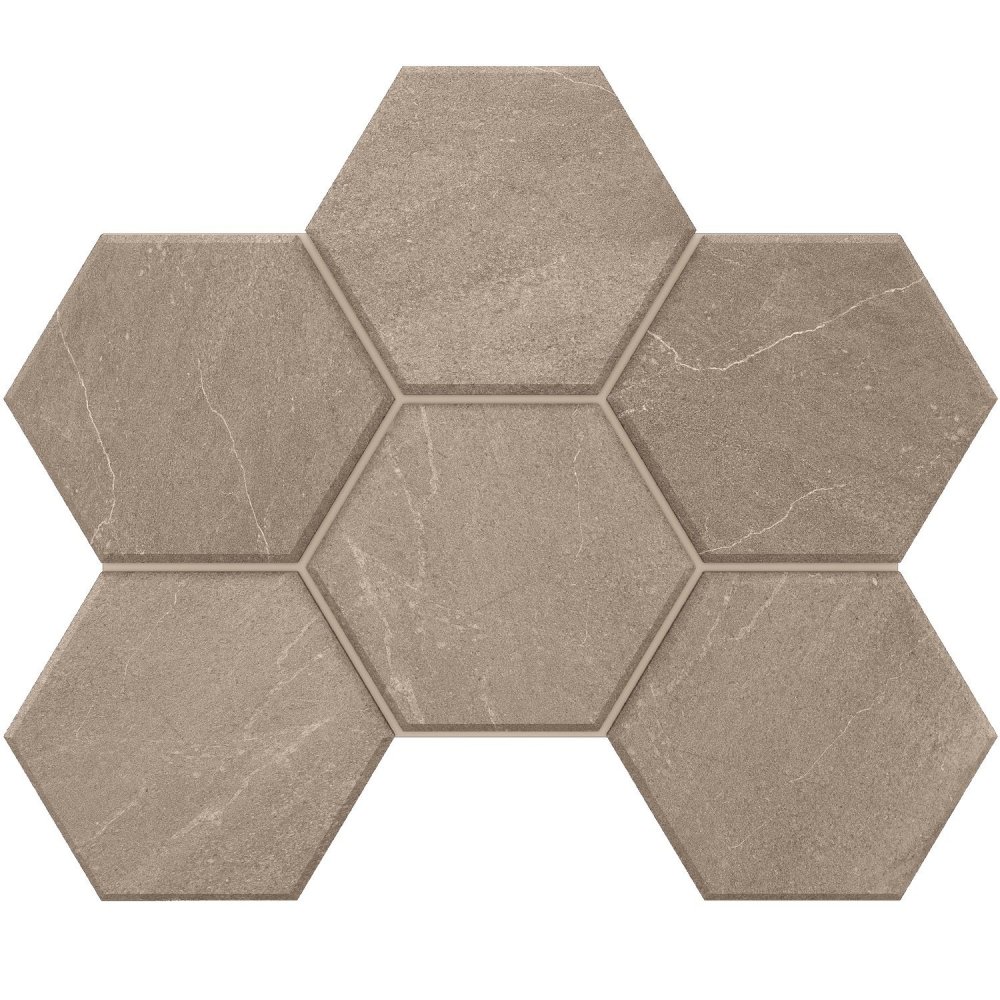 Estima Мозаика Gabbro GB02 Hexagon 25x28,5  Неполированная / Основное большое изображение