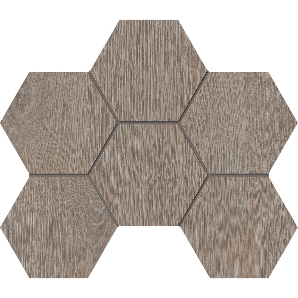 Estima Мозаика  Kraft Wood KW02 Hexagon 25x28,5 структур. / Основное большое изображение