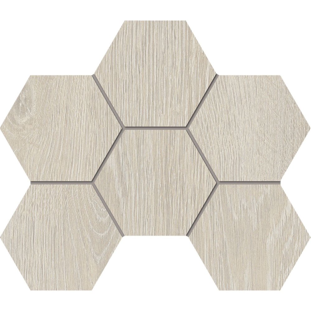 Estima Мозаика  Kraft Wood KW00 Hexagon 25x28,5 структур. / Основное большое изображение