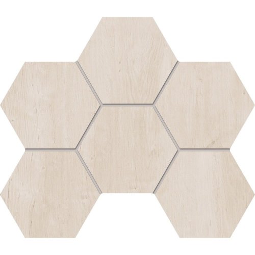 Мозаика  Soft Wood SF01 Hexagon 25x28,5  Неполированная
