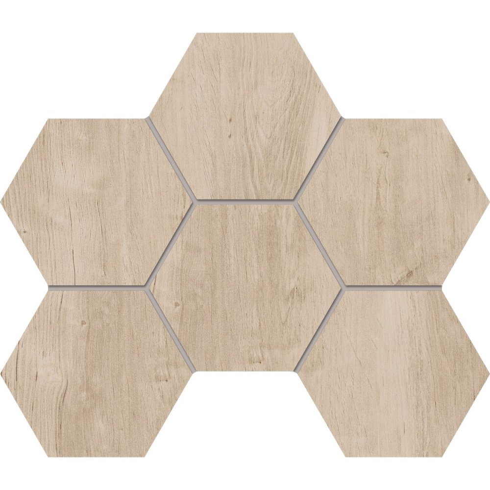 Estima Мозаика  Soft Wood SF02 Hexagon 25x28,5  Неполированная / Основное большое изображение