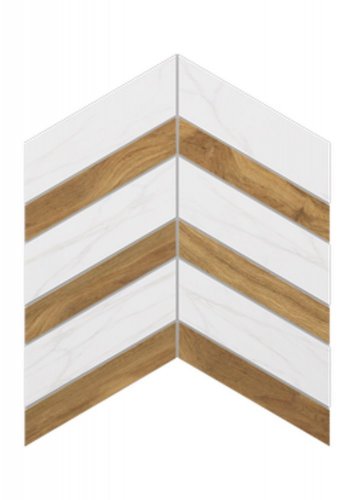 Мозаика Supreme SM02/SI02 Chevron 37,5x29x10  Неполированная
