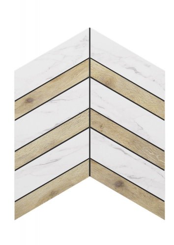 Мозаика  Supreme SM01/SI01 Chevron 37,5x29x10  Неполированная