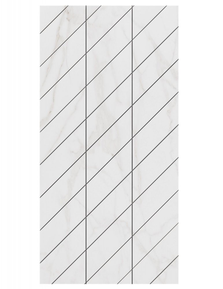 Ametis by Estima Фальшмозаика  Supreme SM02 Corner 30x60x10  Неполированная  (правый) / Основное большое изображение