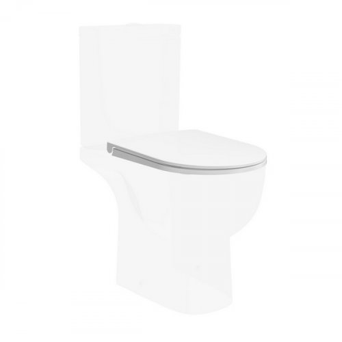 BG.Pro.seat.01/WHT Сиденье Buongiorno PRO Slim soft close, белый