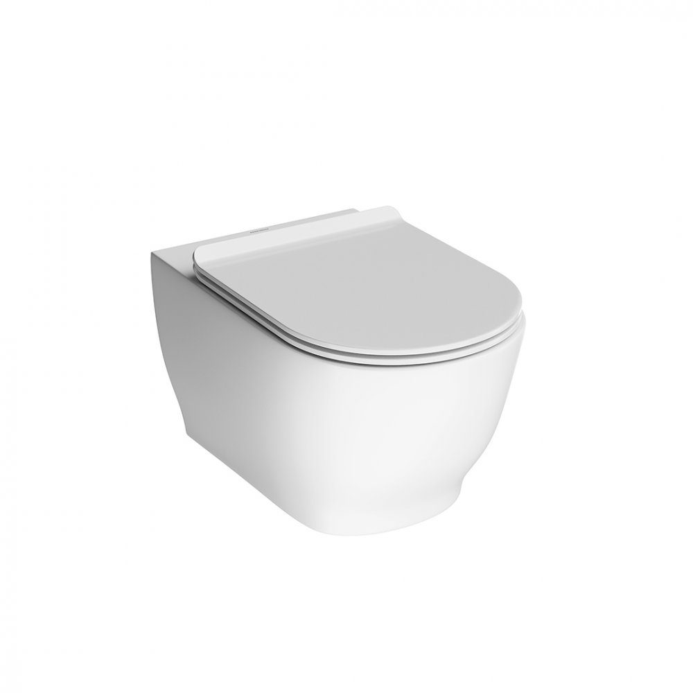 Kerama Marazzi MO.wc.02 Унитаз Modula подвесной безободковый с крепежом, белый глянцевый / Основное большое изображение