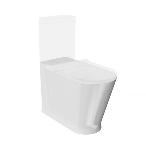 Kerama Marazzi PLMR.wc.01 Унитаз PLAZA Modern напольный безободковый, белый глянцевый / Основное малое изображение