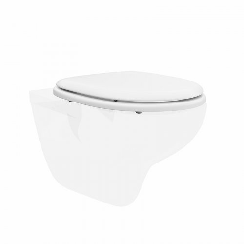 XPRO.B.seat.02/WHT Сиденье XPRO slim с микролифтом, белое глянцевое