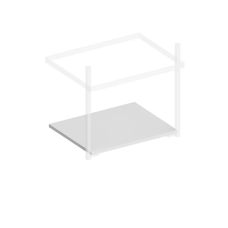Kerama Marazzi PRO.sh.55/WHT.M Полка PRO 55 см, белая матовая / Основное большое изображение