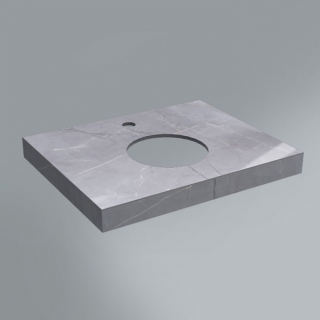 Kerama Marazzi CN60/SG560702R Спец. изделие декоративное Риальто серый лаппатированный 47.8*59.4 керам.декор / Основное большое изображение
