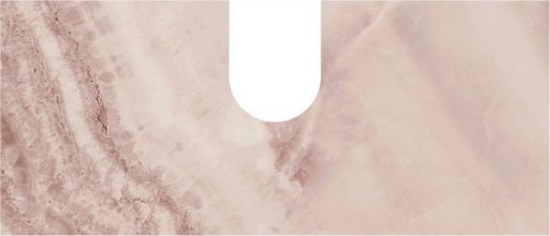 COb.SG567602R/56 Спец. изделие декоративное CONO Onice розовый (задняя стенка) 56*24 керам.декор