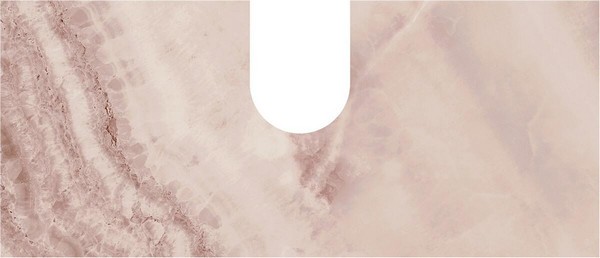 Kerama Marazzi COb.VT278/56 Спец. изделие декоративное CONO Onice розовый (задняя стенка) 56*24 керам.декор / Основное большое изображение
