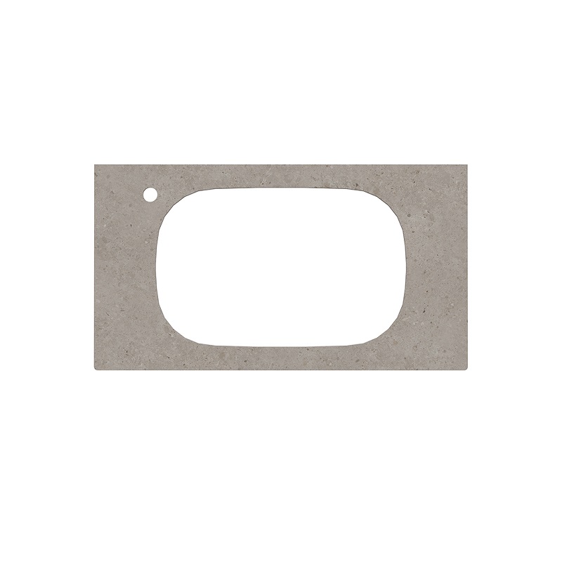 Kerama Marazzi MA.2.1.SG519920R/90 Спец. изделие декоративное для раковин, встраиваемых сверху MAGICA Риккарди 90 см, серый матовый / Основное большое изображение