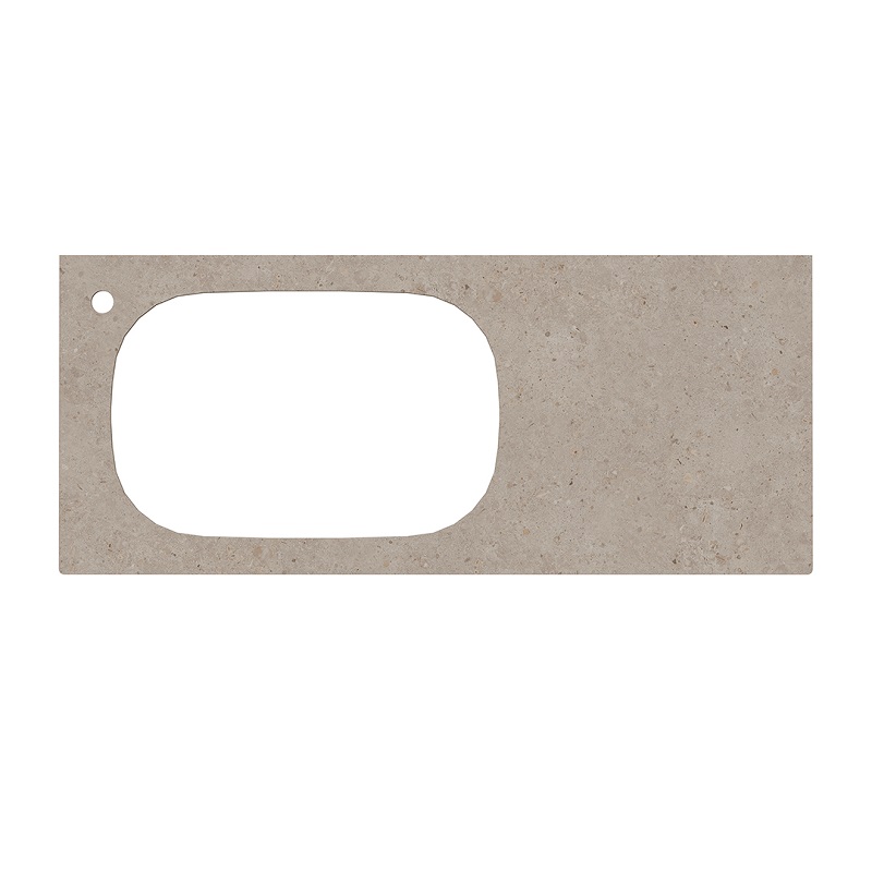 Kerama Marazzi MA.2.1.SG540620R/120 Спец. изделие декоративное для раковин, встраиваемых сверху MAGICA Риккарди 120 см, бежевый матовый / Основное большое изображение