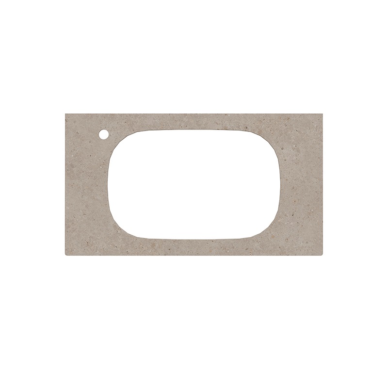 Kerama Marazzi MA.2.1.SG540620R/90 Спец. изделие декоративное для раковин, встраиваемых сверху MAGICA Риккарди 90 см, бежевый матовый / Основное большое изображение