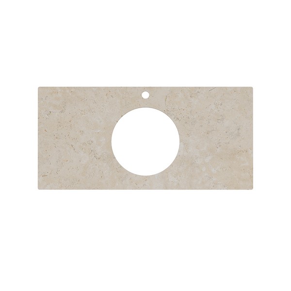 Kerama Marazzi PL5.DD590500R/100 Спец. изделие декоративное для накладных раковин Про Лаймстоун АТ бежевый темный / Основное большое изображение