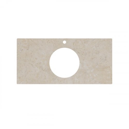 Kerama Marazzi PL5.DD590500R/100 Спец. изделие декоративное для накладных раковин Про Лаймстоун АТ бежевый темный / Основное малое изображение