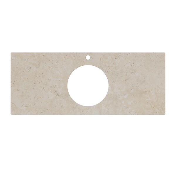 Kerama Marazzi PL5.DD590500R/120 Спец. изделие декоративное для накладных раковин, Про Лаймстоун АТ бежевый темный / Основное большое изображение
