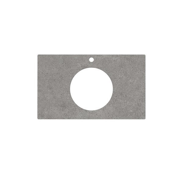 Kerama Marazzi PL5.DL500900R/80 Спец. изделие декоративное для накладных раковин Фондамента 80, серое / Основное большое изображение