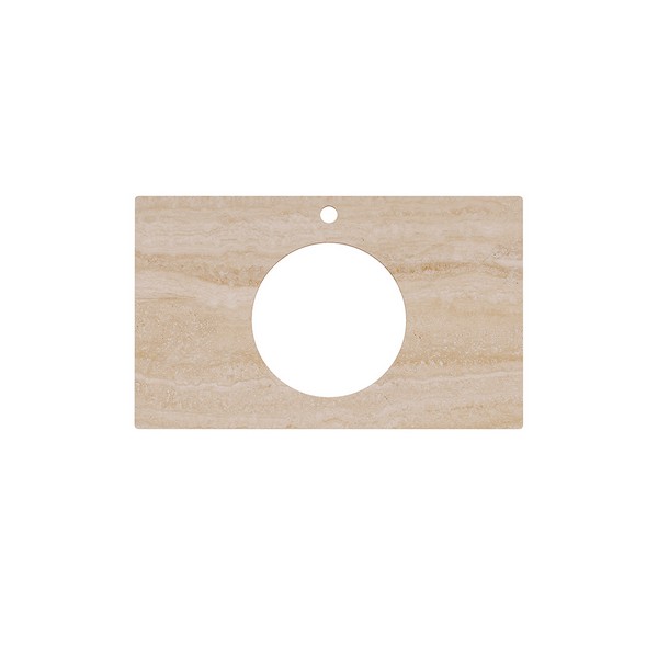 Kerama Marazzi PL5.SG560400R/80 Спец. изделие декоративное для накладных раковин Риальто 80, песочное / Основное большое изображение