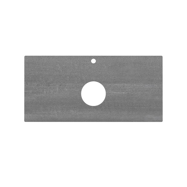 Kerama Marazzi PL1.DD500600R/100 Спец. изделие декоративное для накладных раковин Про Дабл антрацит 48*100 / Основное большое изображение