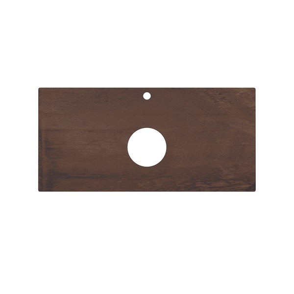 Kerama Marazzi PL1.DD571300R/100 Спец. изделие декоративное для накладных раковин Про Феррум коричневый 48*100 / Основное большое изображение
