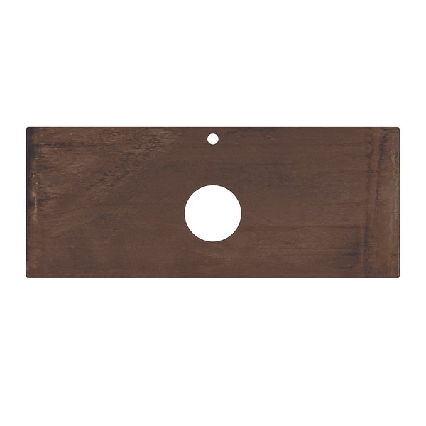 Kerama Marazzi PL1.DD571300R/120 Спец. изделие декоративное для накладных раковин Про Феррум коричневый 48*120 / Основное большое изображение
