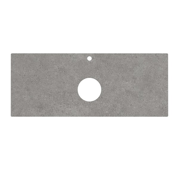 Kerama Marazzi PL1.DL500900R/120 Спец. изделие декоративное для накладных раковин Фондамента серый 48*120 / Основное большое изображение