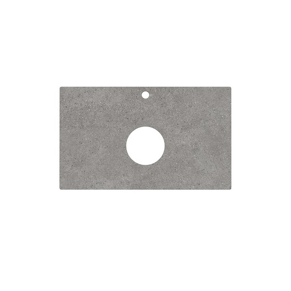 Kerama Marazzi PL1.DL500920R/80 Спец. изделие декоративное для накладных раковин Фондамента серый 48*80 / Основное большое изображение