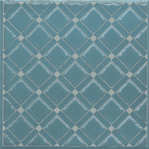 KMD3STA016GN Бахия 1 бирюзовый глянцевый 9,8x9,8x0,7 декор