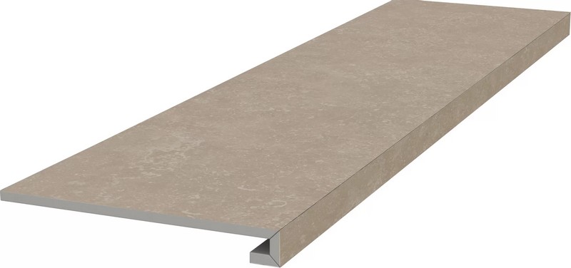Kerama Marazzi KM6012G0191RGCF Ступень фронтальная клееная Касабланка HP бежевый светлый матовый обрезной 33x119,5x0,9 / Основное большое изображение