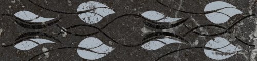 KMB3STA003BR Тубкаль чёрный глянцевый обрезной 30x7,2x0,9 бордюр